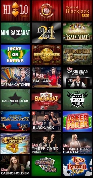 casino games list|games played in casinos.